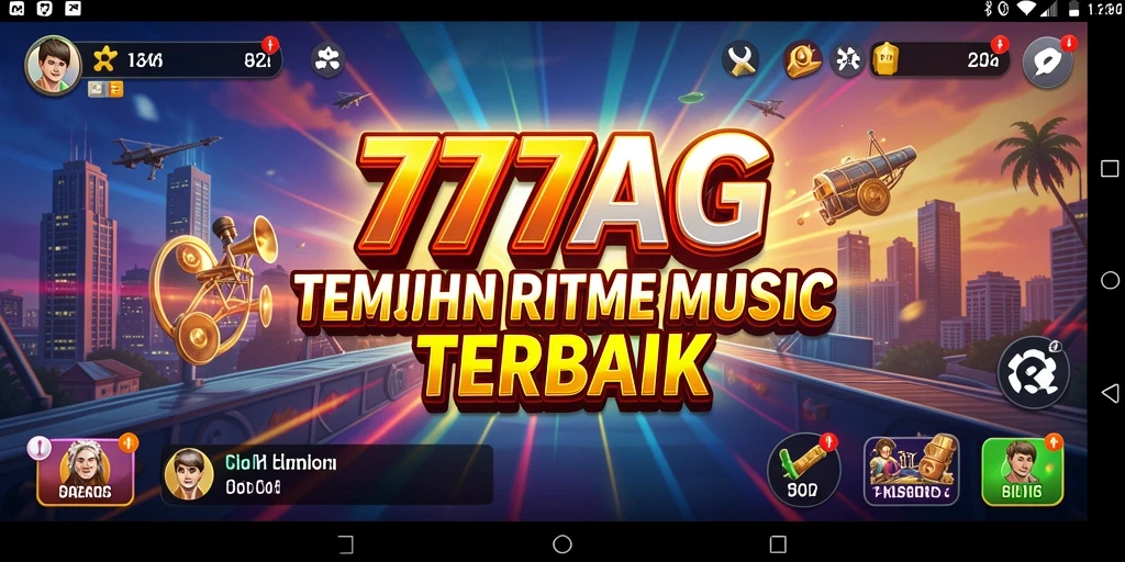 Menampilkan gameplay interaktif dengan berbagai alat musik.