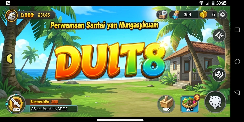 Screenshot gameplay DUIT8 yang menarik dan menyenangkan.