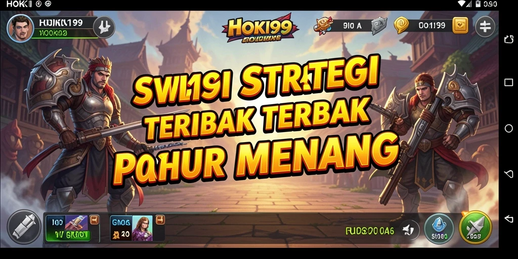 Tangkapan layar gameplay HOKI99 menampilkan pertempuran strategi yang mendebarkan.