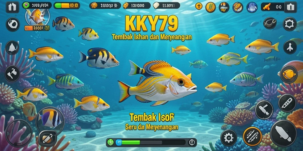 Tampilan menarik dari gameplay KPK79 Tembak Ikan.