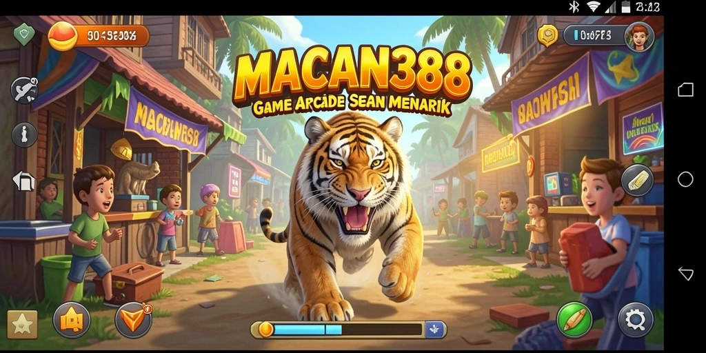 Tampilan gameplay yang seru dan menantang di MACAN388.