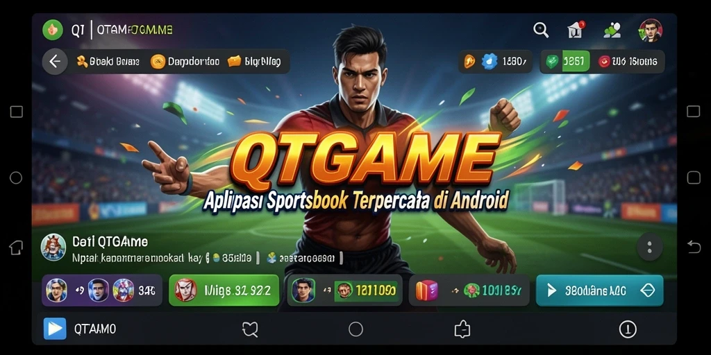 Tampilan gameplay yang menarik dan interaktif di QTGAME.
