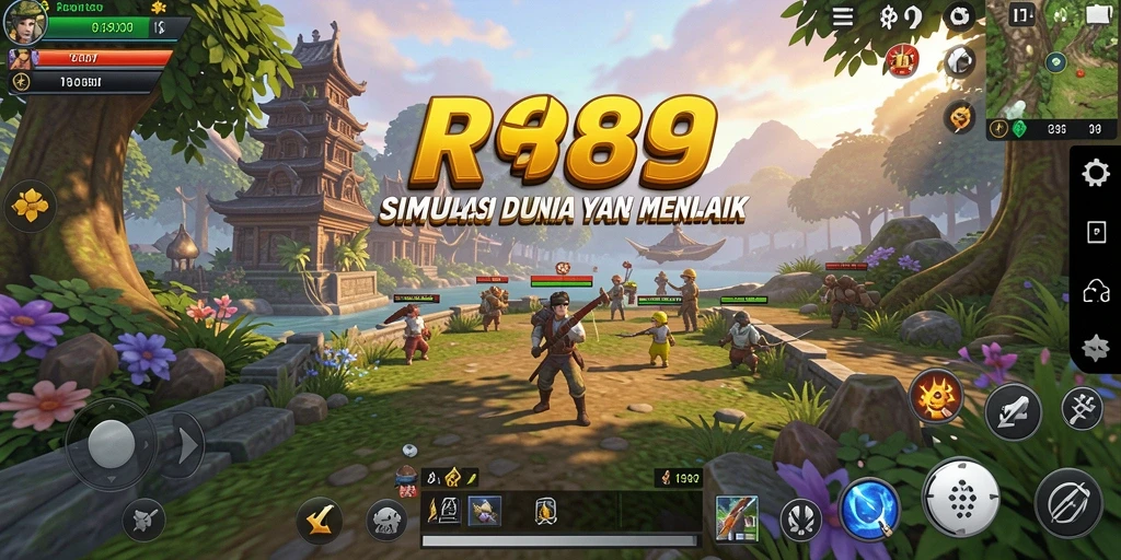 Tampilan gameplay RR89 dengan elemen simulasi yang mendetail dan interaktif.
