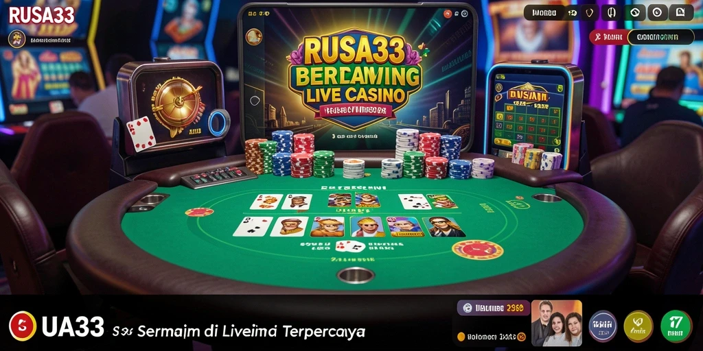 Gameplay RUSA33 yang mendebarkan dalam Live Casino.