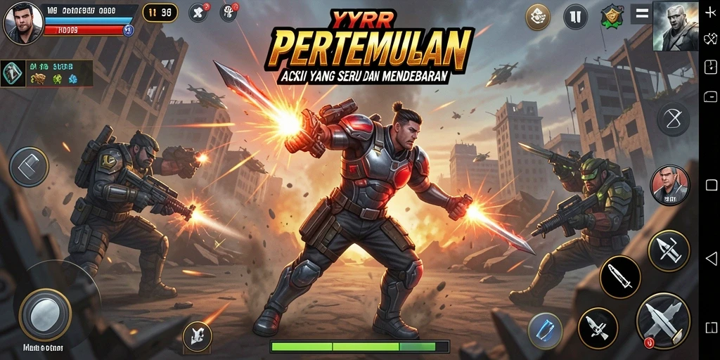 Gameplay seru YYRR dengan grafis yang menawan dan aksi yang mendebarkan.